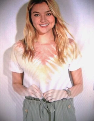 Maurices~New With Tags~Warm Kindling 24/7 Chevron Tie Dye Drop Shoulder Top~2-2X - Image 1 of 4