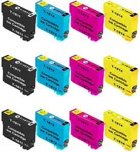 18 18 18XL kompatybilne wkłady atramentowe do Epson XP-425 XP-422 XP-415 XP-412 - Zdjęcie 1 z 43