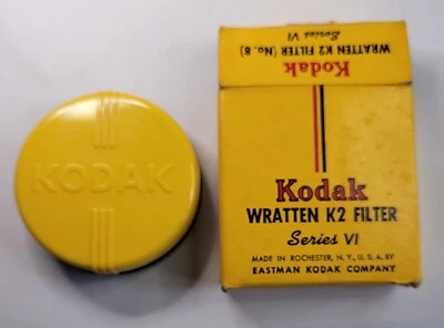 Kodak Wratten K2 Filter Series VI Vintage Camera Filter Instruments Equipment  - Image 1 of 4