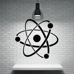 Wall Stickers Vinyl Decal Atom Molecule Chemistry Symbol Structure Core (n131) - Picture 1 of 5