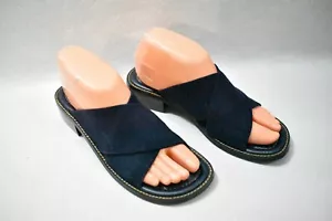 Liz Claiborne Schuhe Sandalen jeansblau Größe 7 Damen - Bild 1 von 7