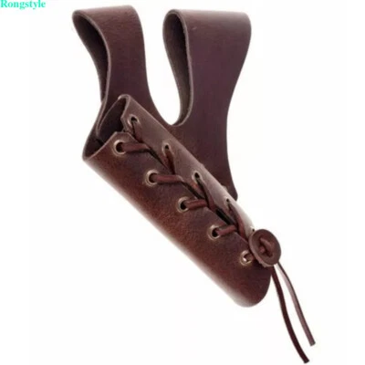 Sword Holder Leather Sheath Waist Belt Fixed Scabbard Holster Medieval Cosplay - Image 1 of 4