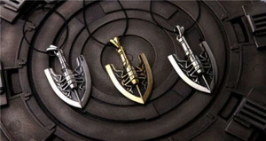 Silver JoJo`s Bizarre Adventure Giorno Insect Arrow Pendant Substitute Prop NEW - Picture 1 of 14