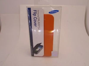 SAMSUNG GALAXY S4 FLIP COVER ORANGE - Picture 1 of 5