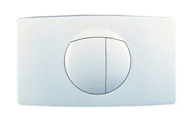 SANIT Taste mit Tastenrahmen/Betätigungsplatte, Start/Stopp - weiß - Bild 1 von 2