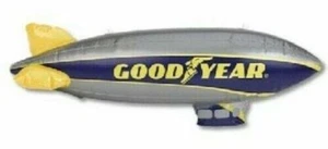 NEW Factory SEALED 12" Official Goodyear Tires Inflatable Blimp Dirigible NASCAR