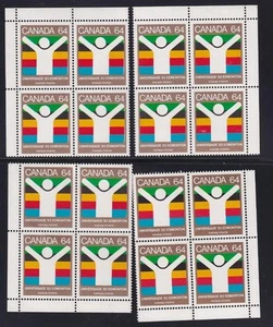 Print shift: Canada 1983 World University Games, MNH blank PB set sc#982 - Picture 1 of 1