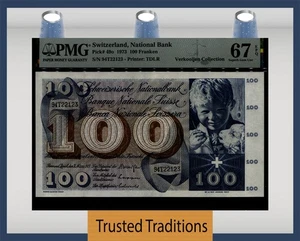 TT PK 46u 1973 SCHWEIZ NATIONALBANK 20 FRANKEN PMG 25 SEHR SCHÖN - Bild 1 von 2