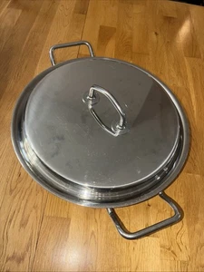 Silga Teknika 12" Kasserolle 18/10 Edelstahl MADE IN ITALY - Bild 1 von 5