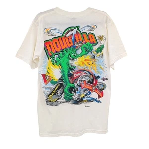 Snap-on Racing Dougzilla Graphic Tee Vintage Motorsports Mechanic 90s Style Sz M - Picture 1 of 7