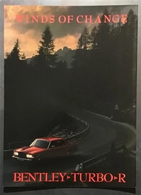 BENTLEY TURBO R Winds of Change Car Sales Brochure c1988 - Image 1 of 3