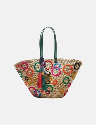 Cesta Carolina Herrera Círculos Multicolor Foto 1 de 4