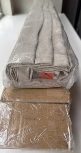 Pottery Barn Belgian Flax Linen Roman BLACKOUT Shade 36x64" - Dark Flax - NEW - Picture 1 of 4