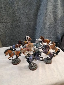 9er Set Lorbeer Pringle bemalte Pferde Sammlung - Bild 1 von 24