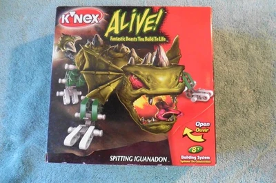 K'NEX Alive Series Fantastic Beast Spitting Iguanadon 79 pc Building Toy Set NIB - Image 1 of 4
