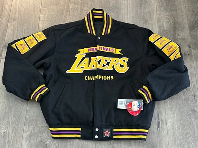 NWT XL LA Lakers NBA Finals Champions Reversible Jacket Jeff Hamilton - Image 1 of 4