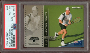 2003 Netpro International Series All-Star #83 - LLEYTON HEWITT - PSA 8 - Rookie