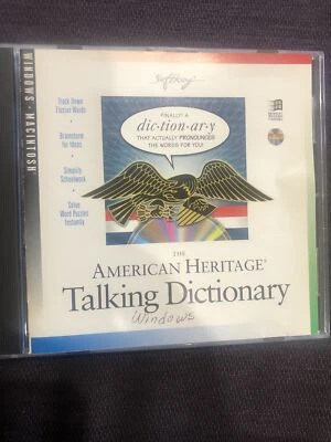 The American Heritage Talking Dictionary by SoftKey Windows 3.1 & 95 CD-ROM AOL - Image 1 of 3