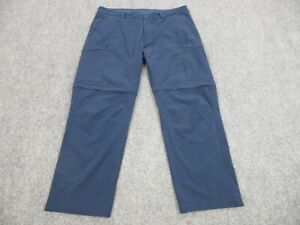 Columbia Pants Mens Adult 38 Blue Logo Cargo Convertible Casual Outdoors 38X30