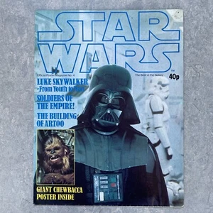 Star Wars Official Monthly Poster Magazine #4 Original Vintage 1977 UK Edition - Bild 1 von 12
