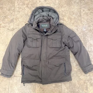 Eddie Bauer Herren Northwest Daunenparka Forester Raven Braun Größe M - Bild 1 von 8