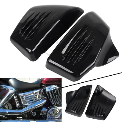 Motorcycle Battery Side Cover For Honda Shadow ACE Sabre 1100 VT1100C2 VT1100T - Image 1 of 4