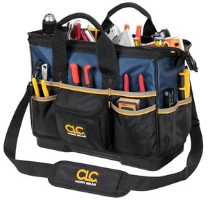 CLC PB1563 16” Molded Plastic Bottom Bigmouth Tote Tool Bag - Bild 1 von 2