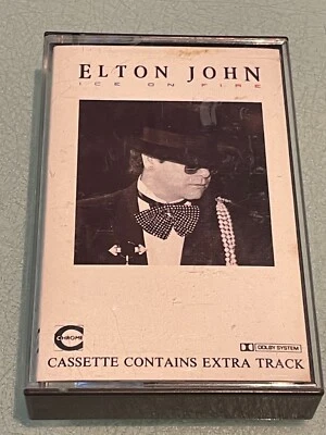 Elton John - Ice On Fire - Cassette Tape Album - 1985 Rocket Record Co. - Image 1 of 4