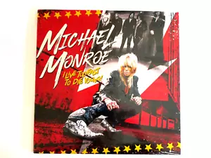 MICHAEL MONROE I LIVE TOO FAST TO DIE YOUNG! LP IMPORT VINYL HANOI ROCKS - Picture 1 of 2