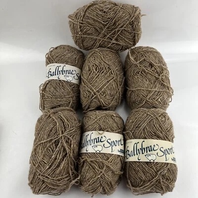 7 Hilos Ballybrae Lana Brunswick Lana Sin espuchar Aceite Nat Old Castle Tweed #4406 Foto 1 de 4