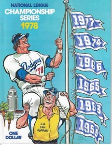 DODGERS v PHILLIES - 1978 NLCS - Official Game Program - AUTHENTIC - Picture 1 of 1