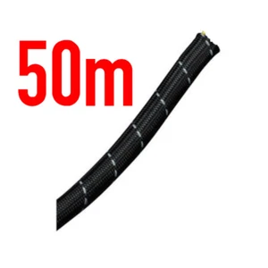 50 m manguera de tela 16 mm manguera trenzada mangueras protección de cables manguera aislante - Imagen 1 de 3