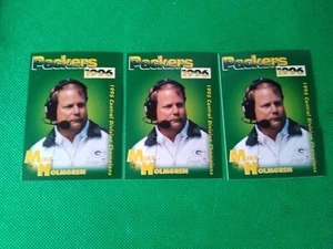 (3 Cards) 1996 Green Bay Packers Police #19 - Mike Holmgren (Coach) - Picture 1 of 4