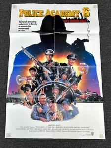 Police Academy 6 80s Vintage Movie Poster 1980s Cinema Picture - Picture 1 of 8