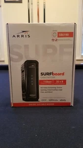Arris SURFboard SB6190 Black HD Video Streaming DOCSIS 3.0 Cable Modem NEW - Picture 1 of 4