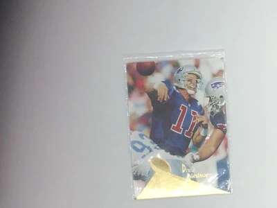 1994 Pinnacle  #92 DREW BLEDSOE PATRIOTS QB vintage in protective plastic casing - Image 1 of 2