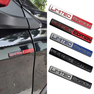 3D Limited Edition Metal Adhesive Emblem Trunk Fender Badge Sticker Accessories - Foto 1 di 17