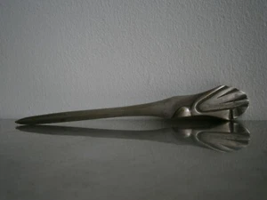 COUPE PAPIER SCULPTURE ANCIEN BRONZE ARGENTE "OISEAU" ZEHAVA BENYAMIN ART XX°s - Imagen 1 de 8