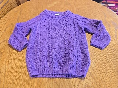 Niñas 12-18 Meses H&M Cable Tejido Jersey Sudadera Top Ropa Invierno Next D Foto 1 de 4