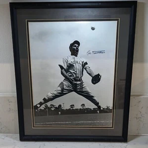 Leo Durocher Signed 11x14 Vintage Photo Framed Numbered COA - Picture 1 of 4
