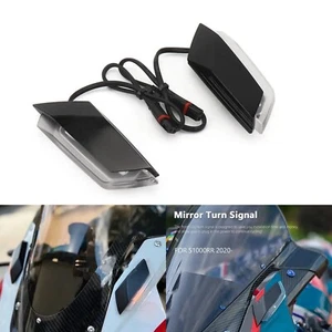 Front LED Turn Signal Indicator For BMW S1000RR 2020 - 2023 Light Mirror Block - Picture 1 of 8