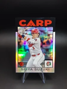 2021 Topps Chrome NPB 86-SS Seiya Suzuki Chrome Refractor Toyota Carp  - Picture 1 of 2