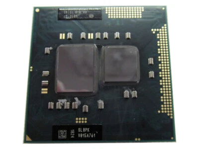 INTEL CORE I3-350M 2.26GHZ G1 (RPGA988A) 2-CORE LAPTOP CPU PROCESSOR SLBPK - Image 1 of 2