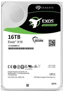 HDD DISK 3.5 SEAGATE EXOS X16 7200RPM 16TB SATA - Afbeelding 1 van 4
