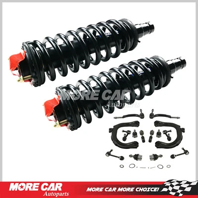 2x Front Struts Springs Assembly Control Arms Suspension for Chevrolet GMC Isuzu - Изображение 1 из 4