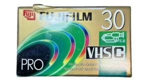 š„Fujifilm Pro VHS-C Camcorder Video Cassette Tape TC-30, NEW Sealed - Picture 1 of 4