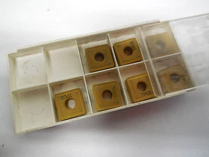 7 pcs SECO SNMG 543-M4 / 150612-M4 Grade TP05 Carbide Inserts EDP 03917 SWEDEN - Picture 1 of 2