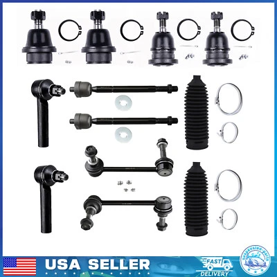 12 extremos de varilla de amarre de dirección delantera rótulas barras estabilizadoras para Toyota Tacoma 2005-2018 Foto 1 de 4