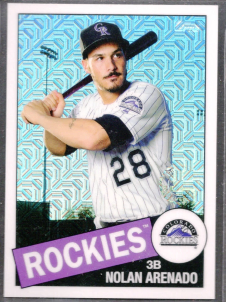 2020 Topps Nolan Arenado Silver Pack 1985 Chrome Refractor 85C-13 - Image 1 of 1