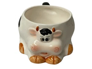 TAZZA IN CERAMICA MUCCA COLAZIONE CEREALI LATTE THE CM 8,5X11 CON MANICO CM 18 - Imagen 1 de 3
